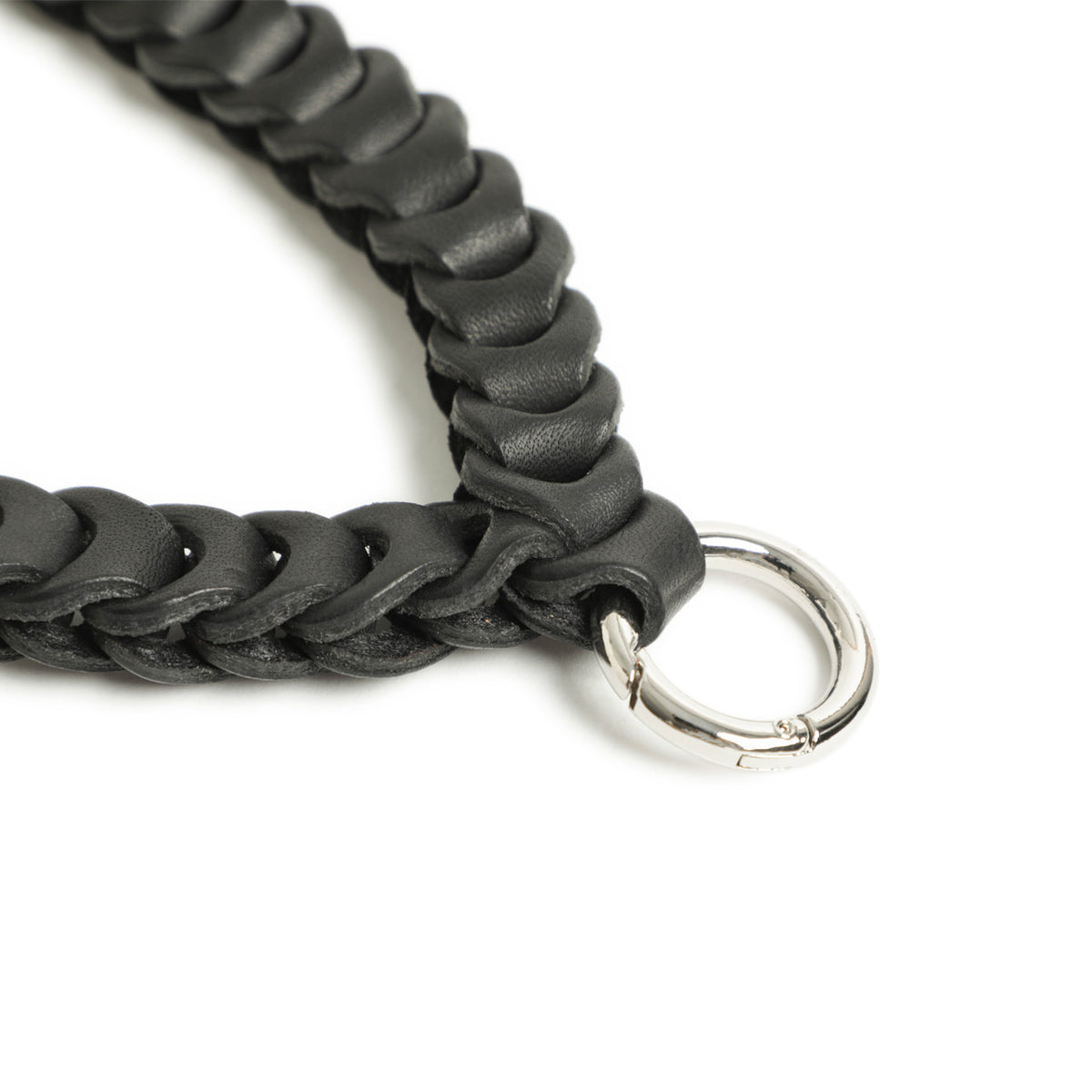 il micio イルミーチョ ストラップ マルチストラップ メッシュ レザー 牛革 バケッタ VACCHETTA BOHO B-84 NERO ブラック