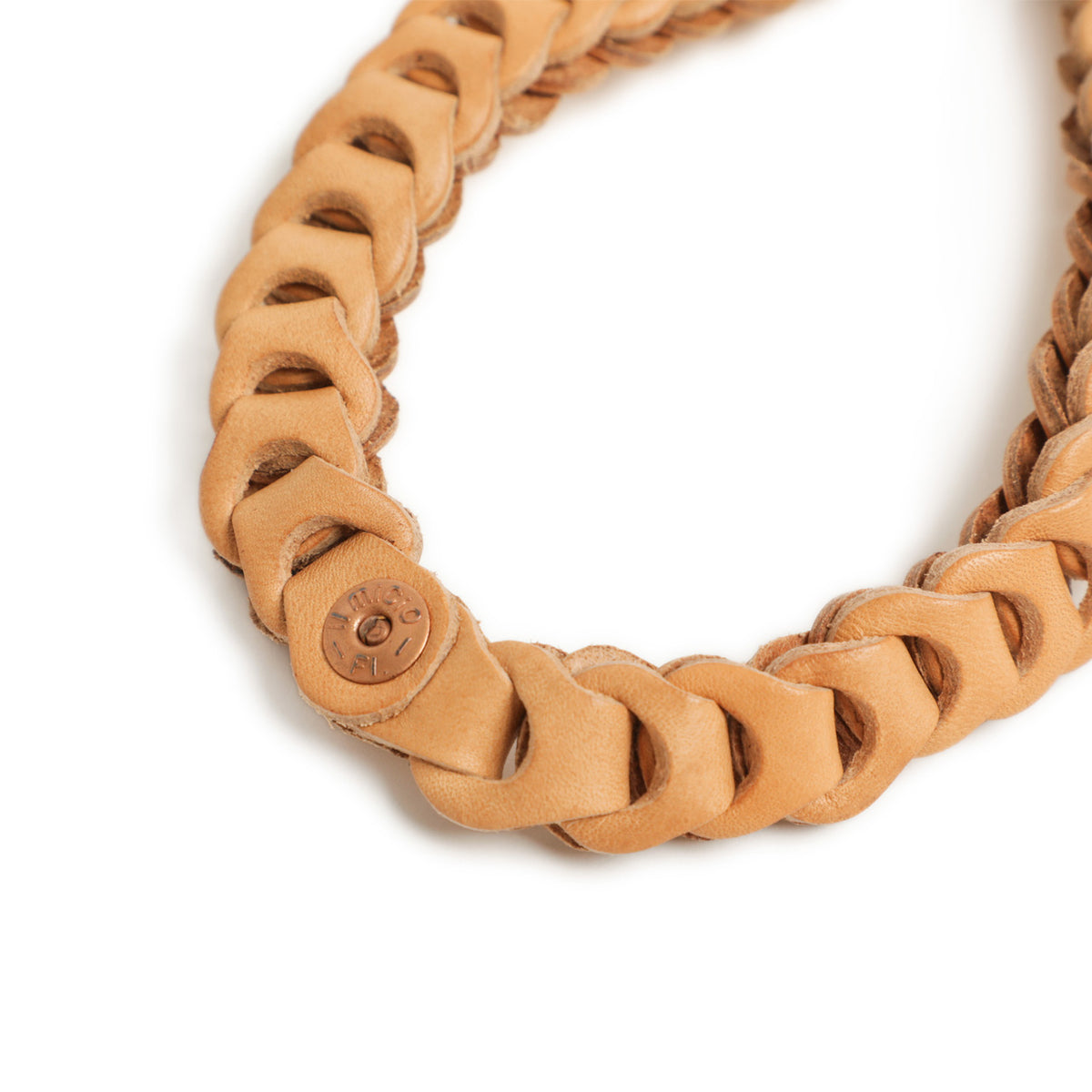 il micio イルミーチョ ストラップ マルチストラップ メッシュ レザー 牛革 バケッタ VACCHETTA BOHO B-84 NATURALE ナチュラル