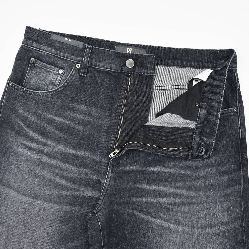 PT TORINO DENIM(ピーティートリノデニム) RAP ストレッチ デニムワイドパンツ/CA2430