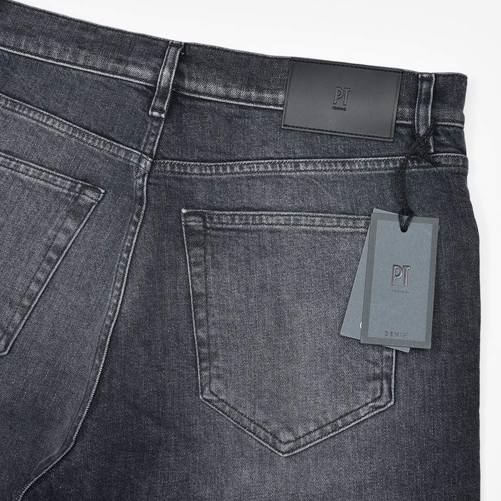 PT TORINO DENIM(ピーティートリノデニム) RAP ストレッチ デニムワイドパンツ/CA2430