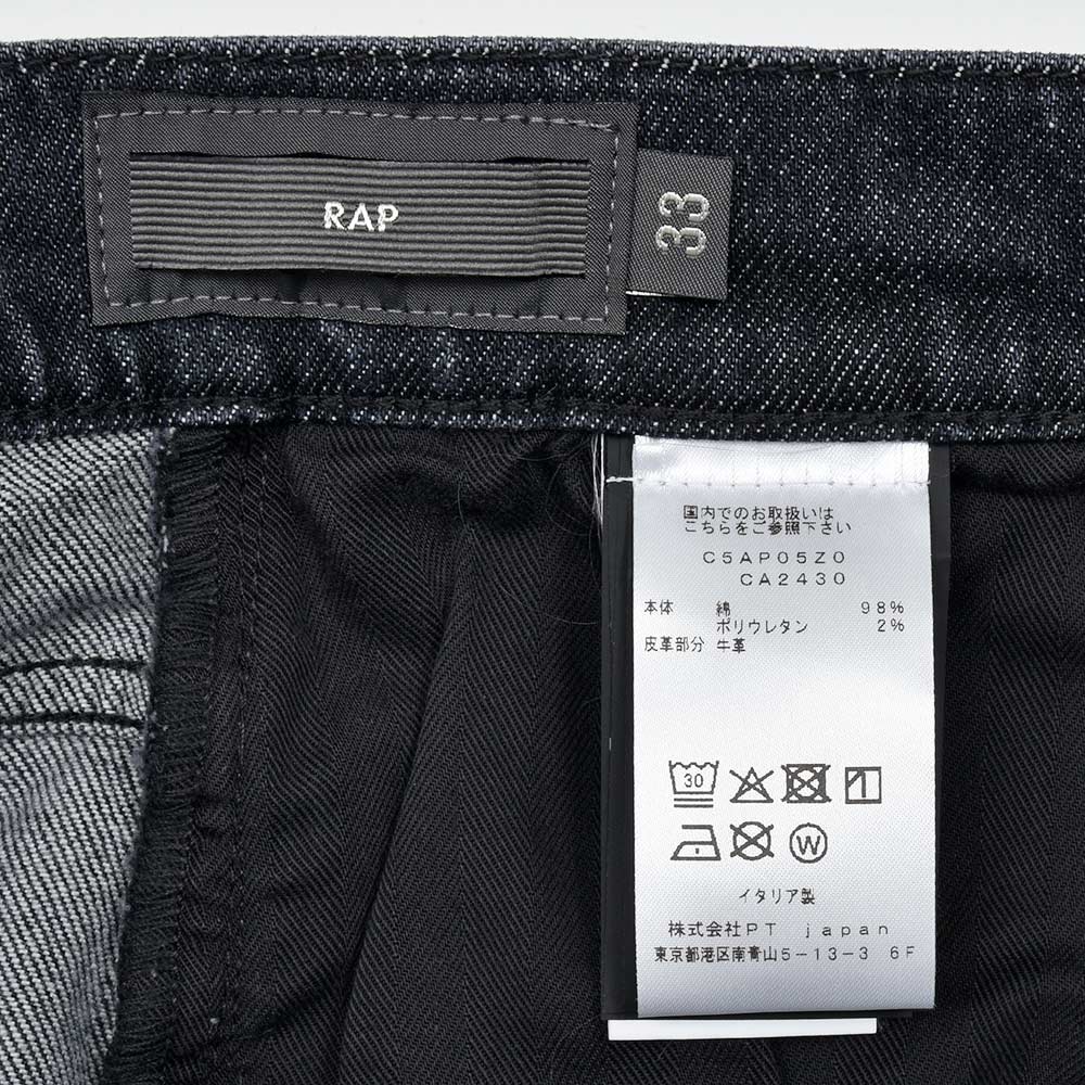 PT TORINO DENIM(ピーティートリノデニム) RAP ストレッチ デニムワイドパンツ/CA2430