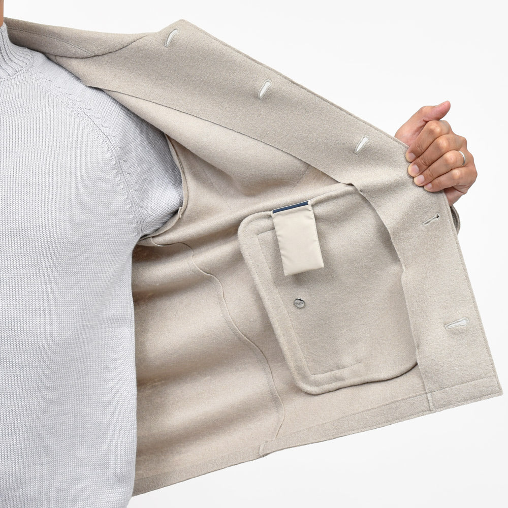 HERNO(ヘルノ) RESORTリゾート フェルテッドウールシャツブルゾン GI00090UR-33372