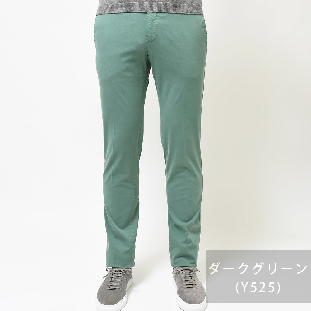 PT TORINO(ピーティー トリノ) 4シーズンストレッチコットン ノープリーツパンツ SUPERSLIM FIT/NK03