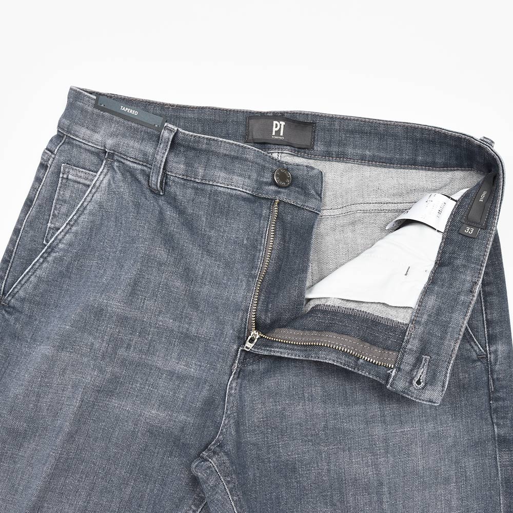 PT TORINO DENIM(ピーティートリノデニム) INDIE コットンストレッチ デニムスラックス/CA5710