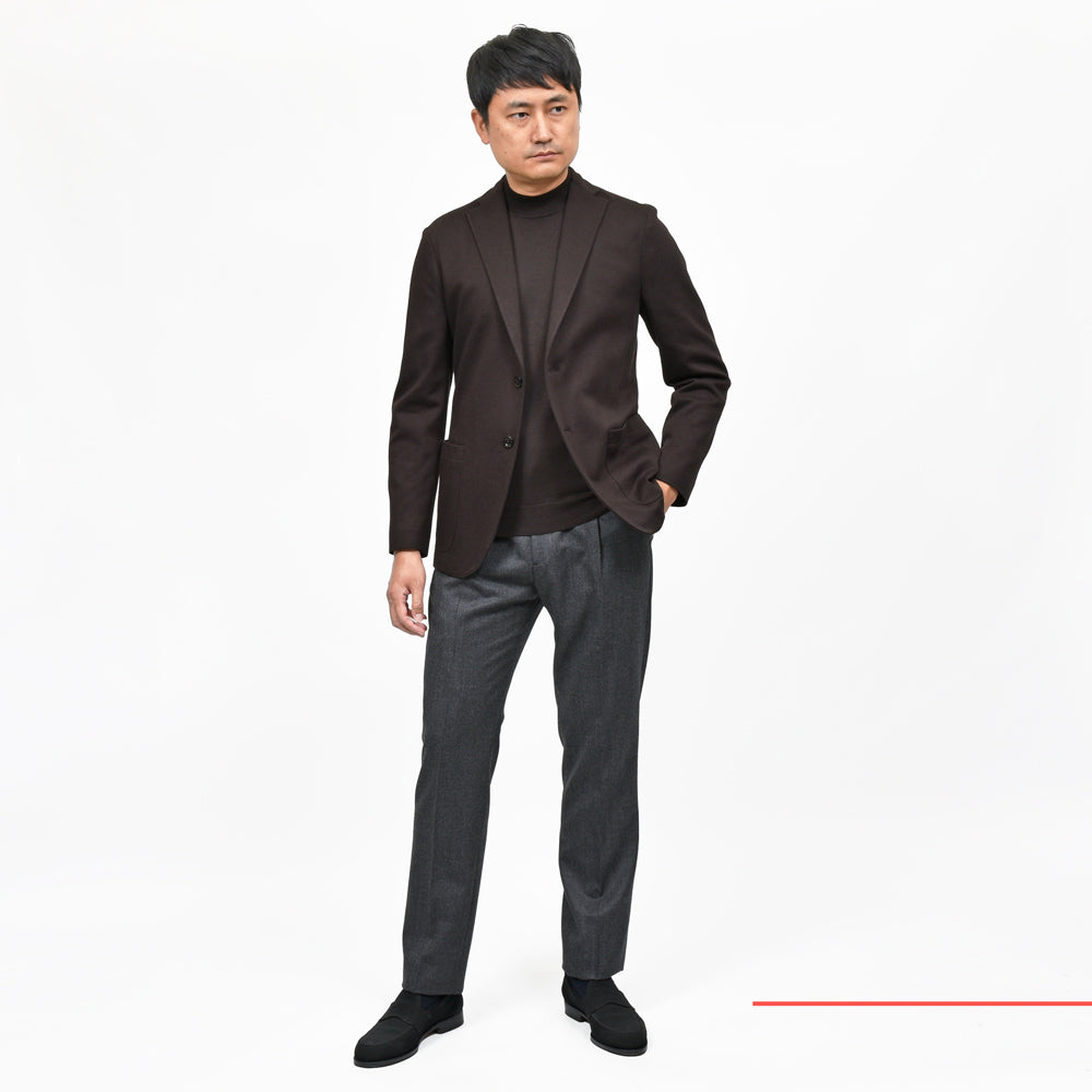 BOGLIOLI(ボリオリ) EMPTY JACKETエンプティジャケット コットンダブルジャージ2Bジャケット 0G0166/FB5016