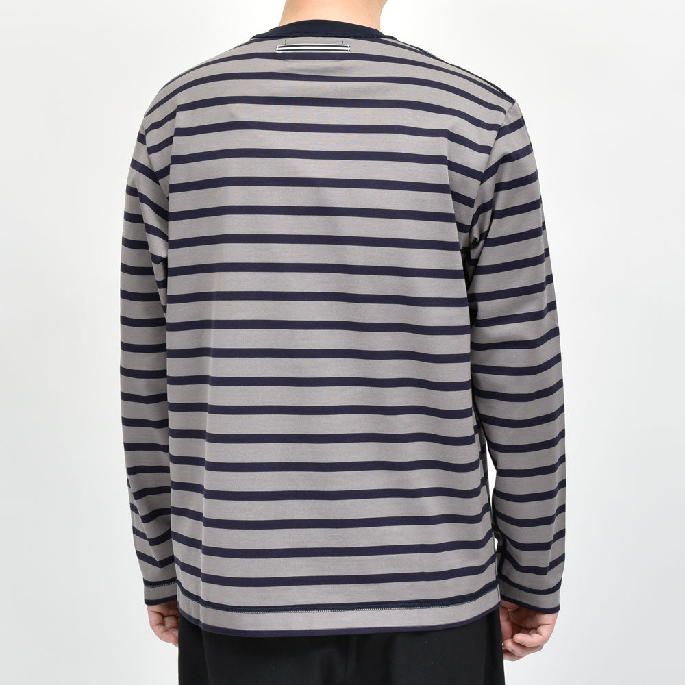 AMBELL(アンベル) KEY PIECE コットンボーダークルーネックL/Sカットソー 00018(4)