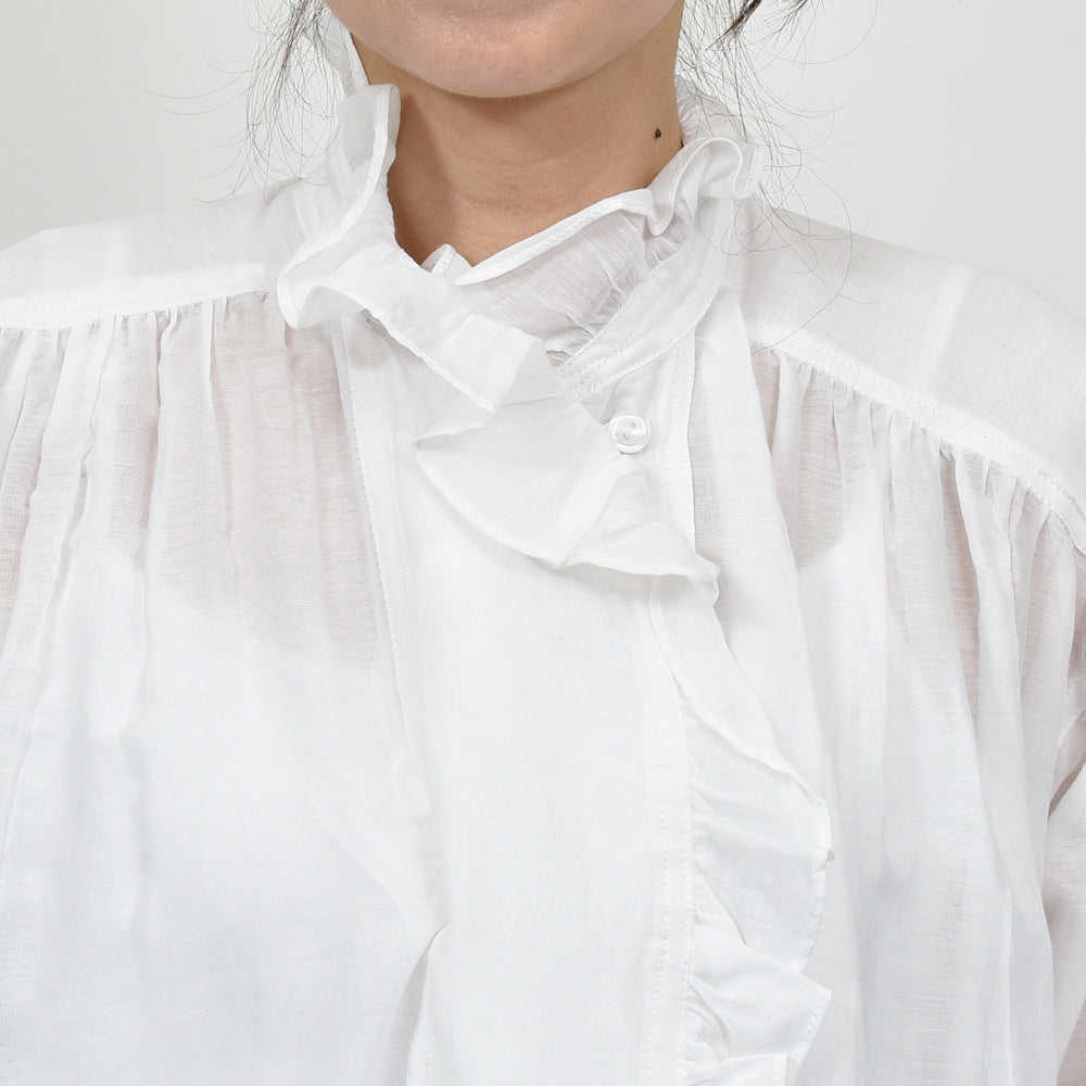 ISABEL MARANT(イザベル マラン)PAMIAS コットンフリルシャツ