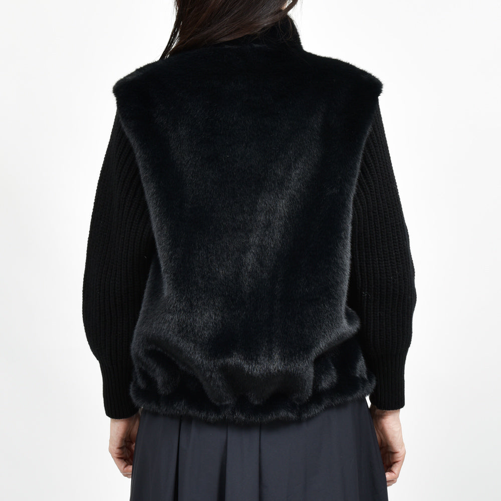 HERNO(ヘルノ)GC00072DR ファーニットブルゾン