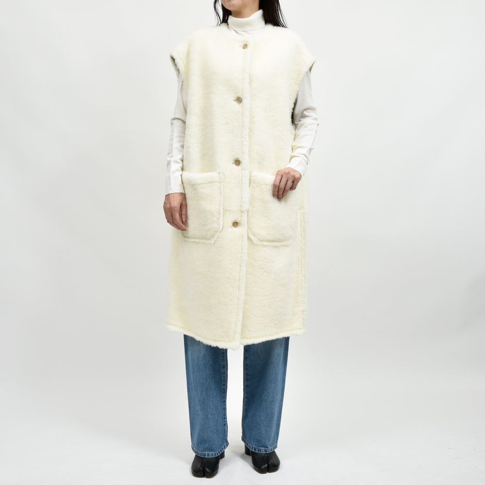 MARNI(マルニ)GLMX0095A0 ノースリーブムートンコート