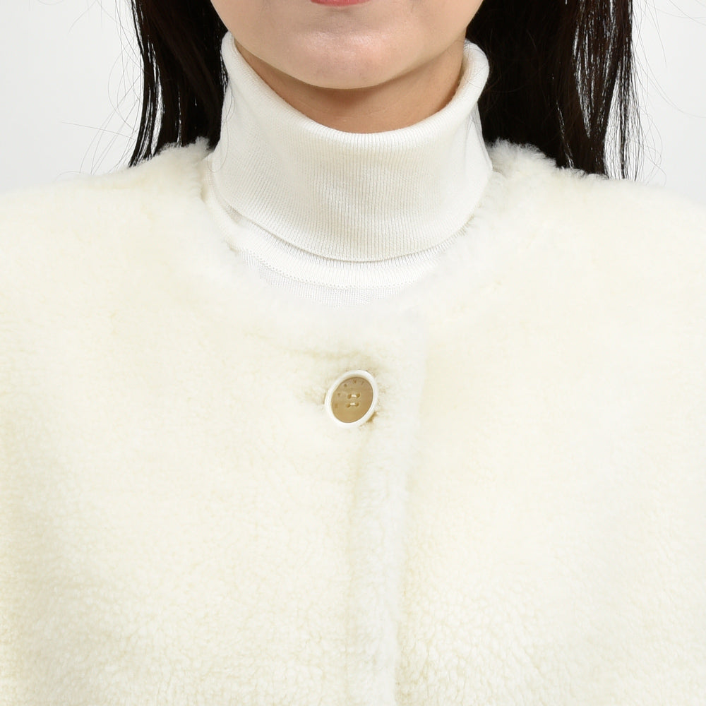 MARNI(マルニ)GLMX0095A0 ノースリーブムートンコート