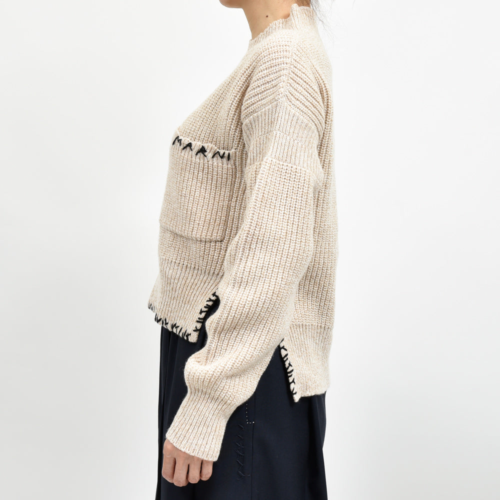 MARNI(マルニ)DVMD0201Q0 タートルネックウールニット