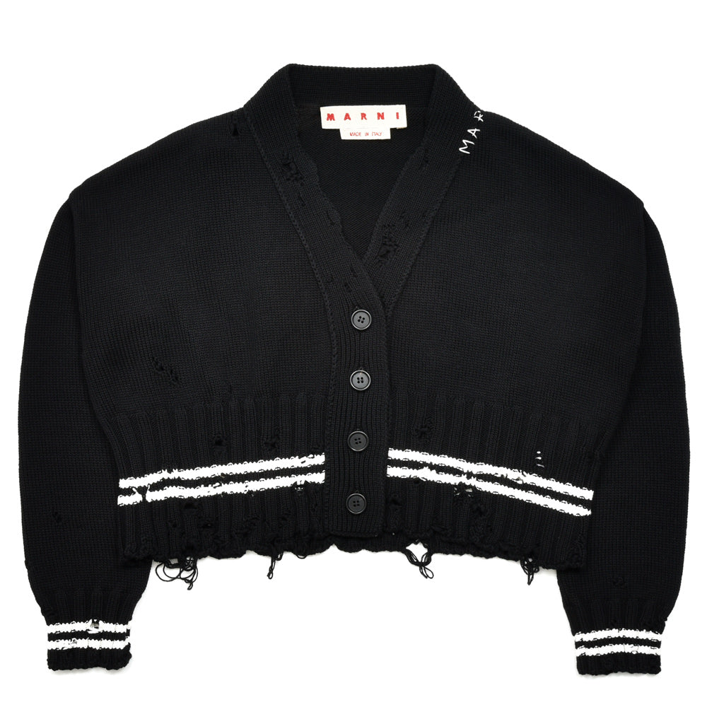 MARNI(マルニ)CDMD0223Q0 ダメージショートカーディガン