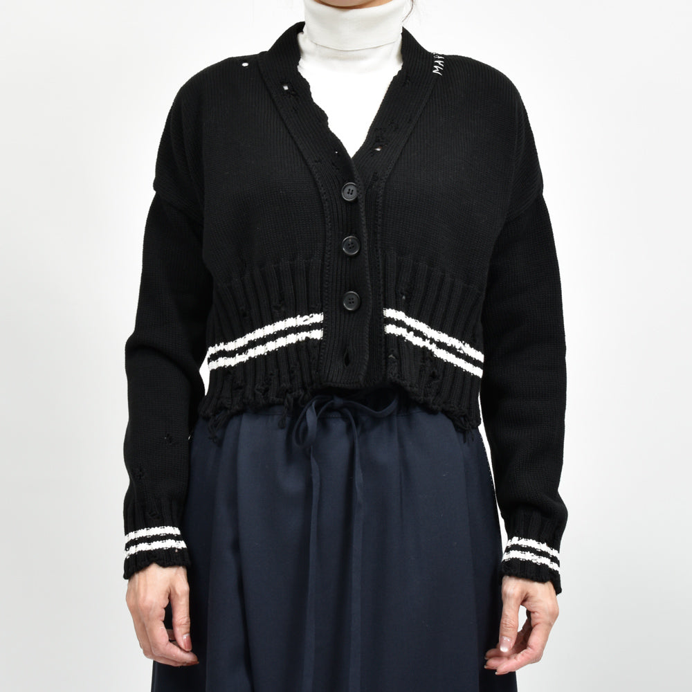 MARNI(マルニ)CDMD0223Q0 ダメージショートカーディガン