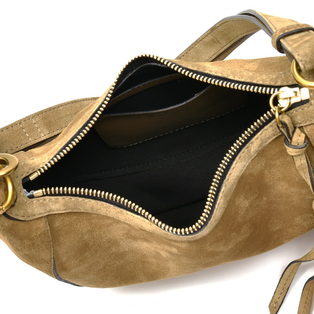ISABEL MARANT(イザベル マラン)OSKAN MOON カーフスエードレザーショルダーバッグ