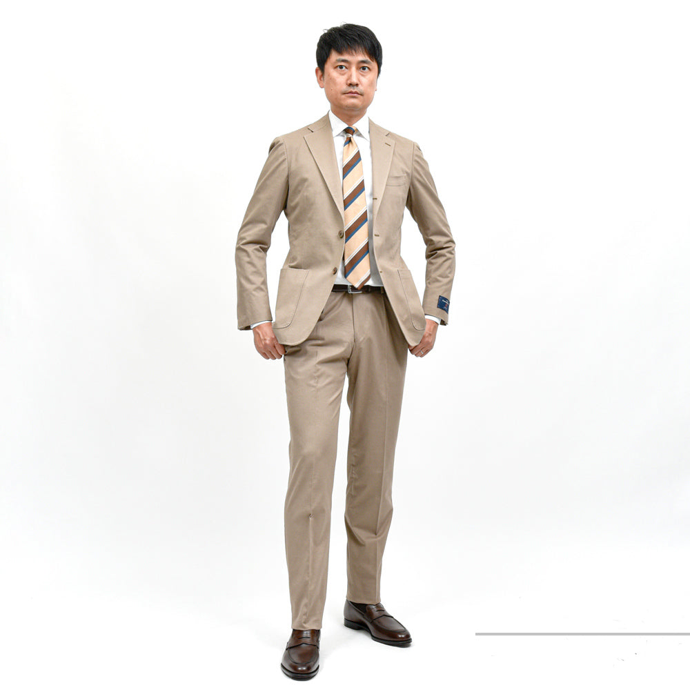 guji(グジ) コットンカシミア3Bジャケット MADE BY RING JACKET / Ermenegildo Zegna - CASHCO 17052200028