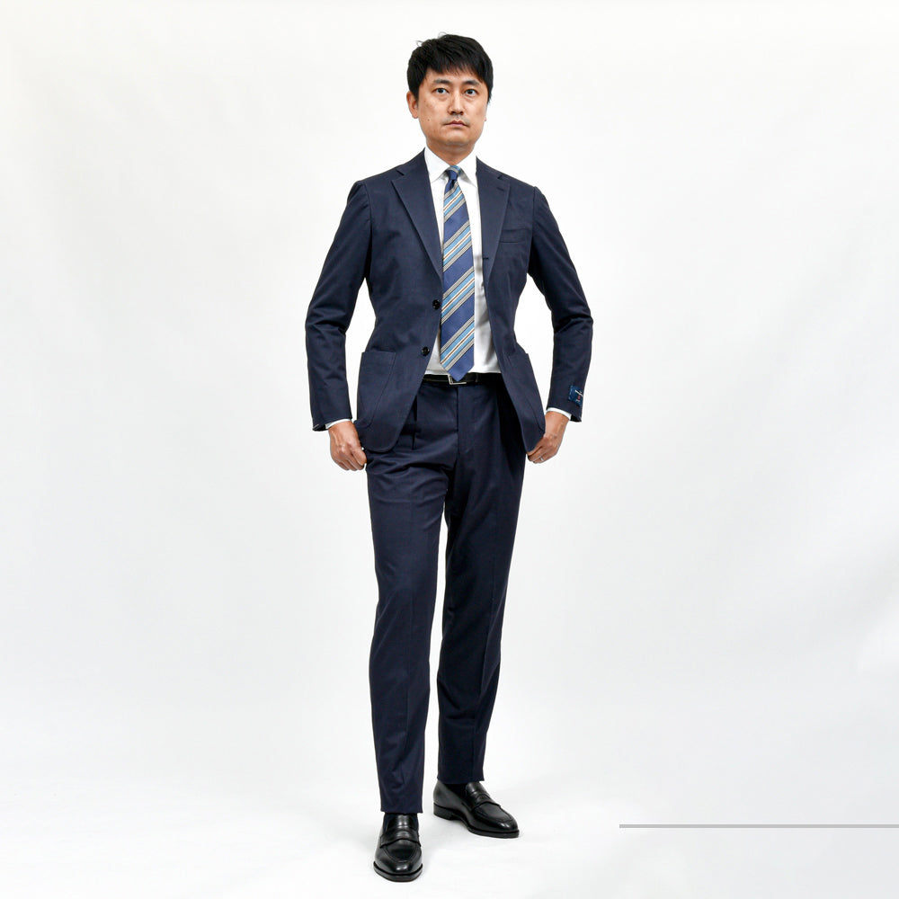 guji(グジ) コットンカシミア3Bジャケット MADE BY RING JACKET / Ermenegildo Zegna - CASHCO 17052200028