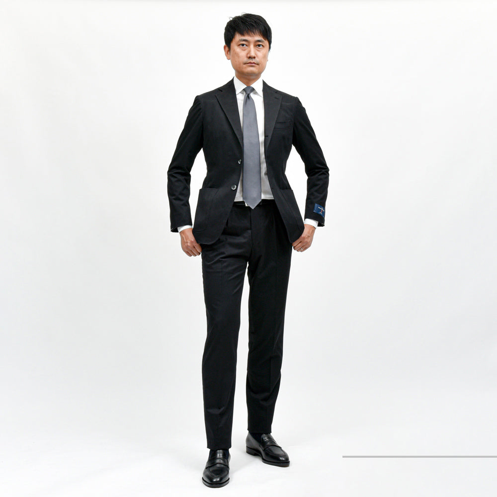guji(グジ) コットンカシミア3Bジャケット MADE BY RING JACKET / Ermenegildo Zegna - CASHCO 17052200028