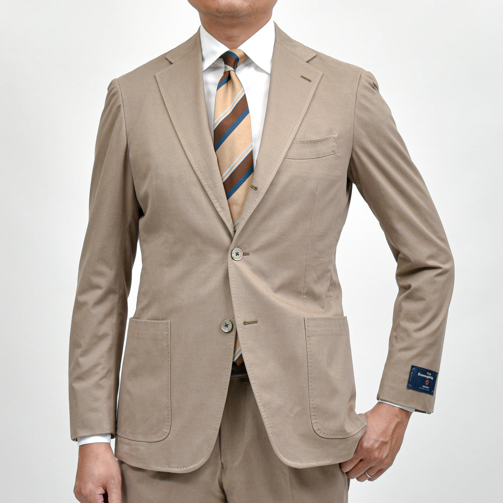 guji(グジ) コットンカシミア3Bジャケット MADE BY RING JACKET / Ermenegildo Zegna - CASHCO 17052200028