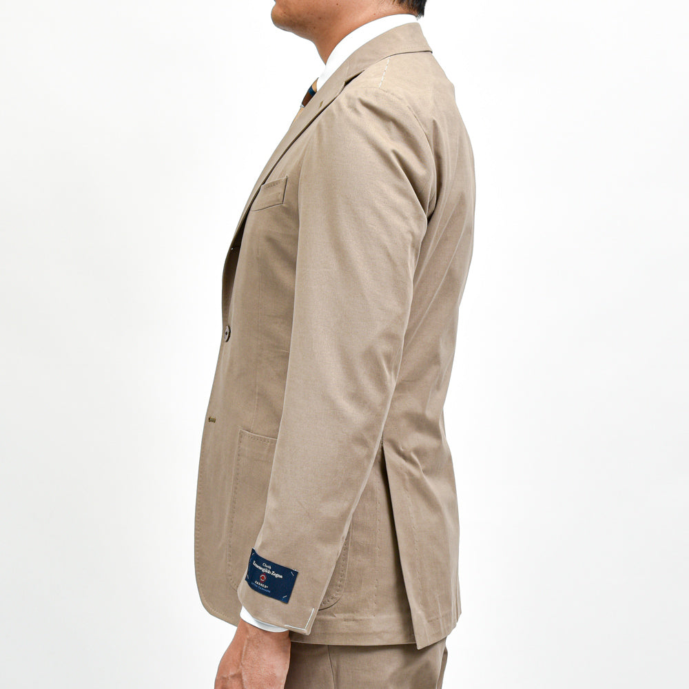 guji(グジ) コットンカシミア3Bジャケット MADE BY RING JACKET / Ermenegildo Zegna - CASHCO 17052200028