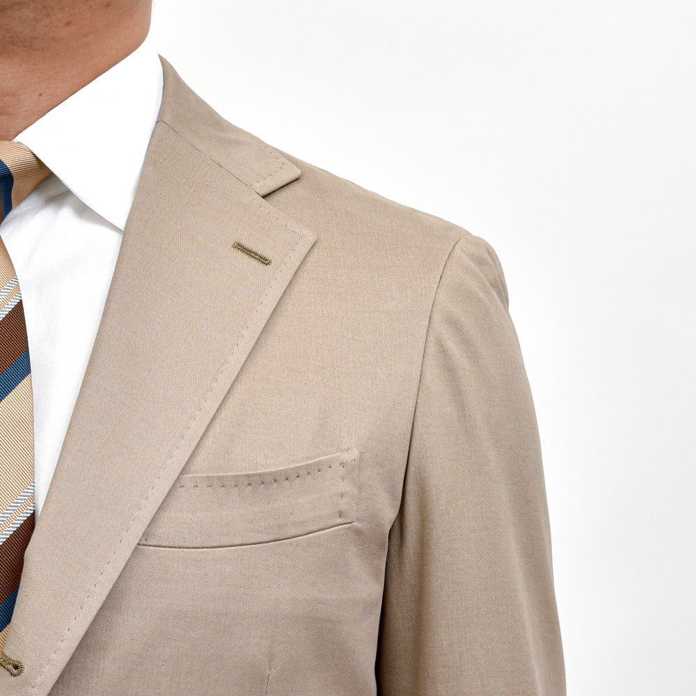 guji(グジ) コットンカシミア3Bジャケット MADE BY RING JACKET / Ermenegildo Zegna - CASHCO 17052200028