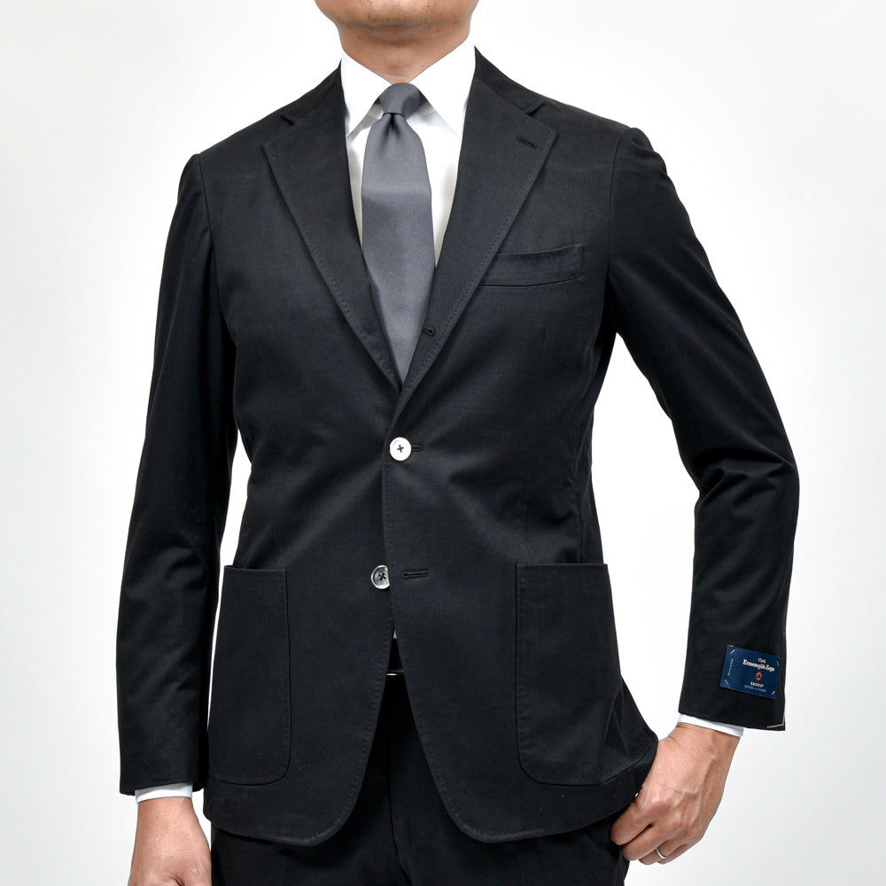 guji(グジ) コットンカシミア3Bジャケット MADE BY RING JACKET / Ermenegildo Zegna - CASHCO 17052200028