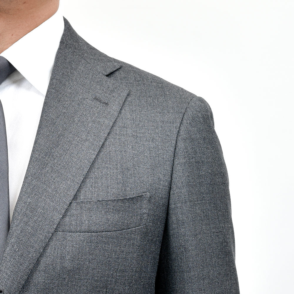 guji(グジ) ウールサージ3B1プリーツスーツ MADE BY RING JACKET / Ermenegildo Zegna - ISLAND FLEECE 17152202028