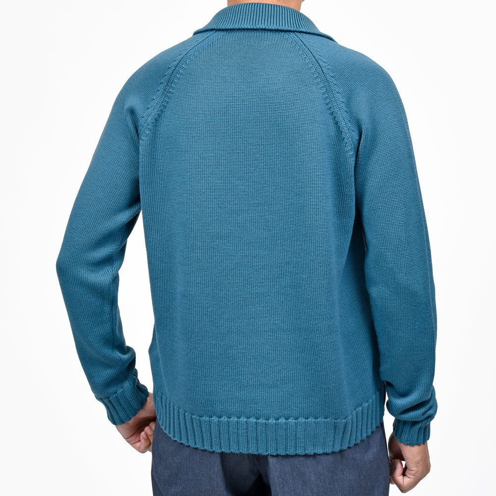 ZANONE(ザノーネ) 5ゲージウールスキッパーニットポロ SLIM FIT/472-45420
