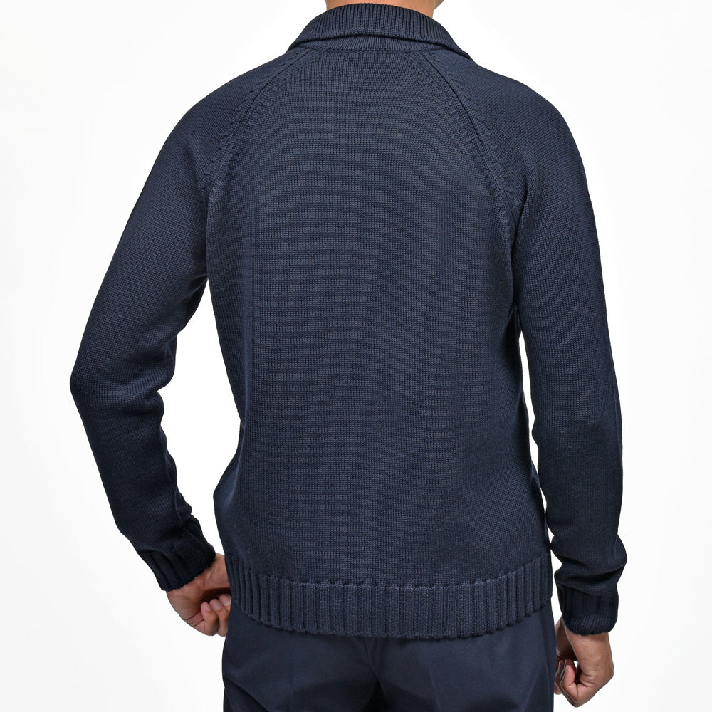 ZANONE(ザノーネ) 5ゲージウールスキッパーニットポロ SLIM FIT/472-45420