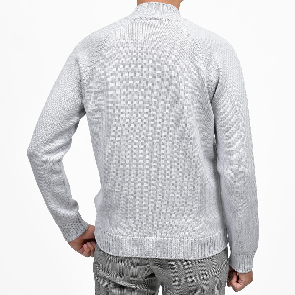 ZANONE(ザノーネ) 5ゲージウールモックネックニット SLIM FIT/472-45402