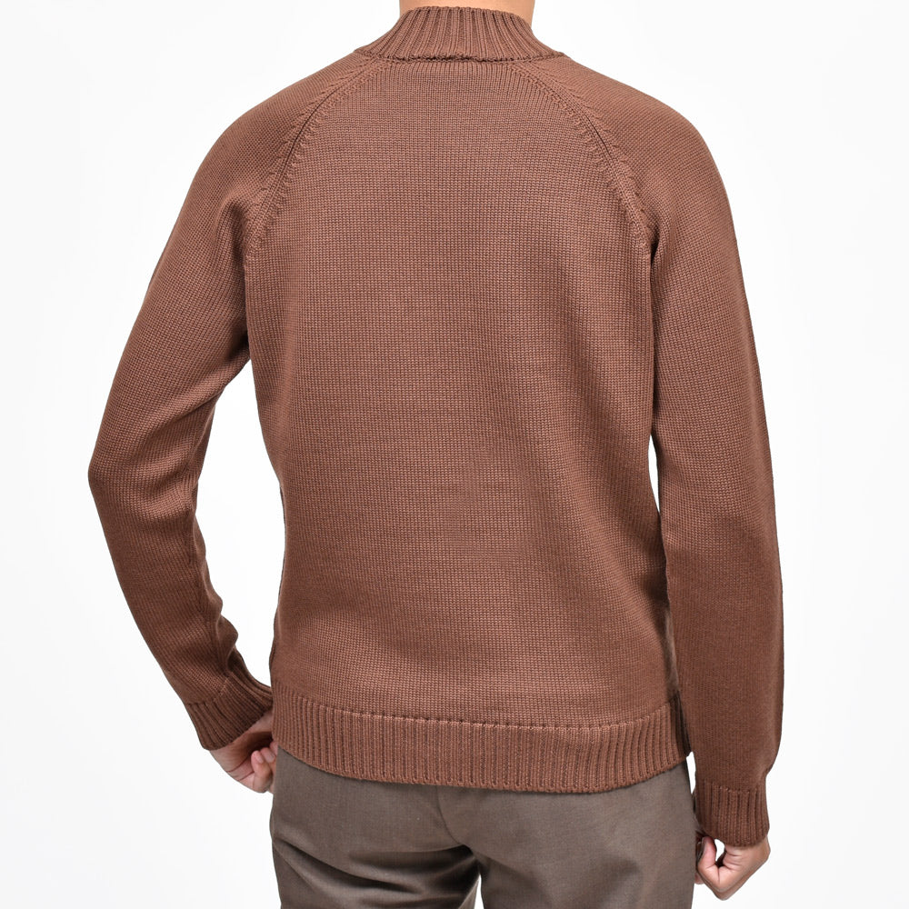 ZANONE(ザノーネ) 5ゲージウールモックネックニット SLIM FIT/472-45402