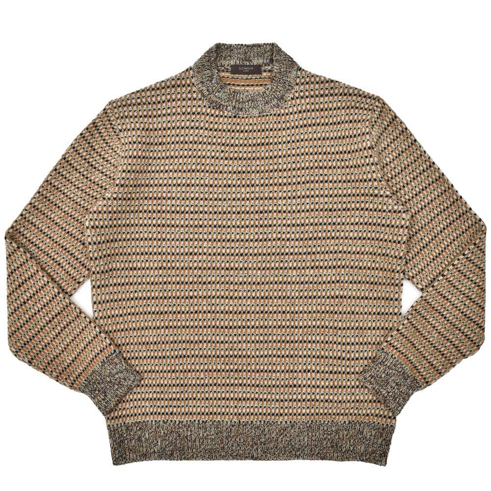 ZANONE(ザノーネ) 5ゲージウールジャガードモックネックニット SLIM FIT/472-45412(M)