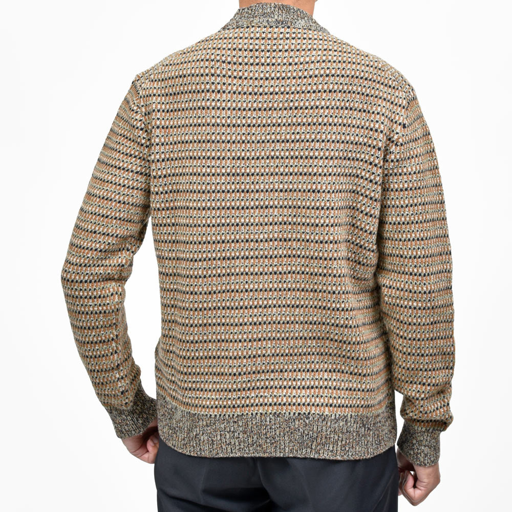 ZANONE(ザノーネ) 5ゲージウールジャガードモックネックニット SLIM FIT/472-45412(M)