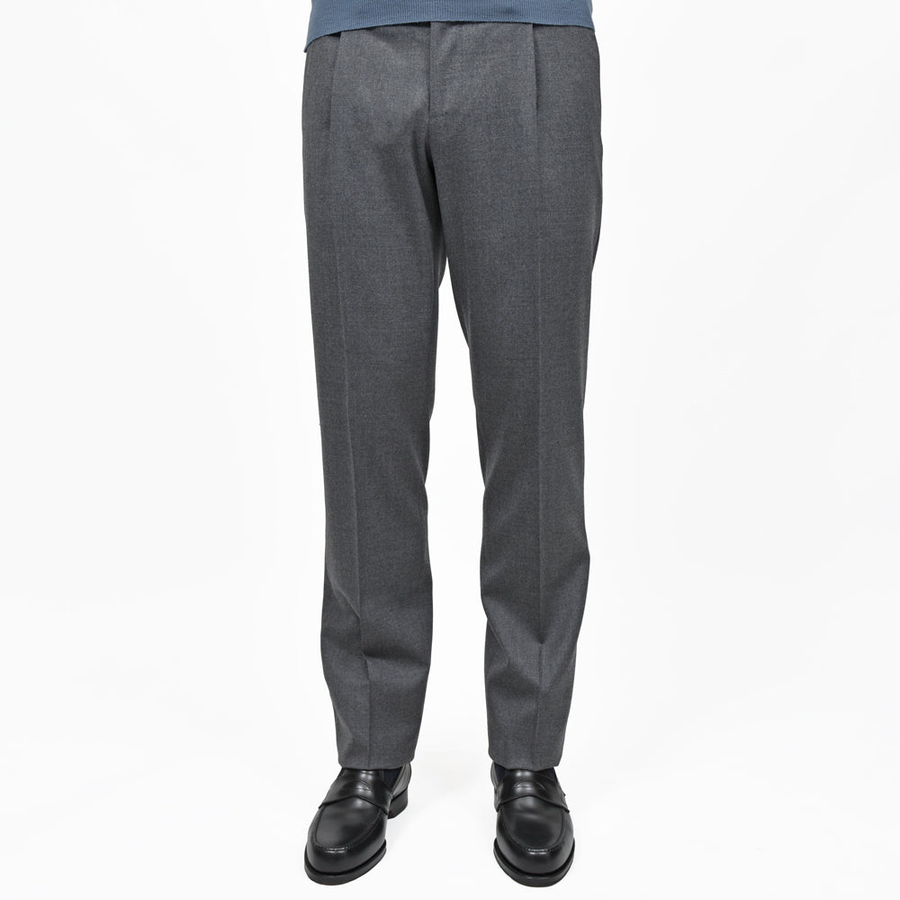 LARDINI(ラルディーニ) ROMAローマ ストレッチウールライトフランネル2B1プリーツスーツ 5216-86301Q5402
