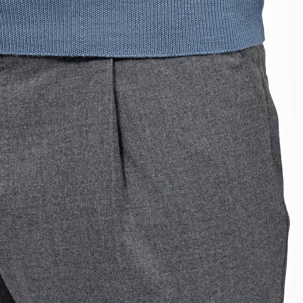LARDINI(ラルディーニ) ROMAローマ ストレッチウールライトフランネル2B1プリーツスーツ 5216-86301Q5402