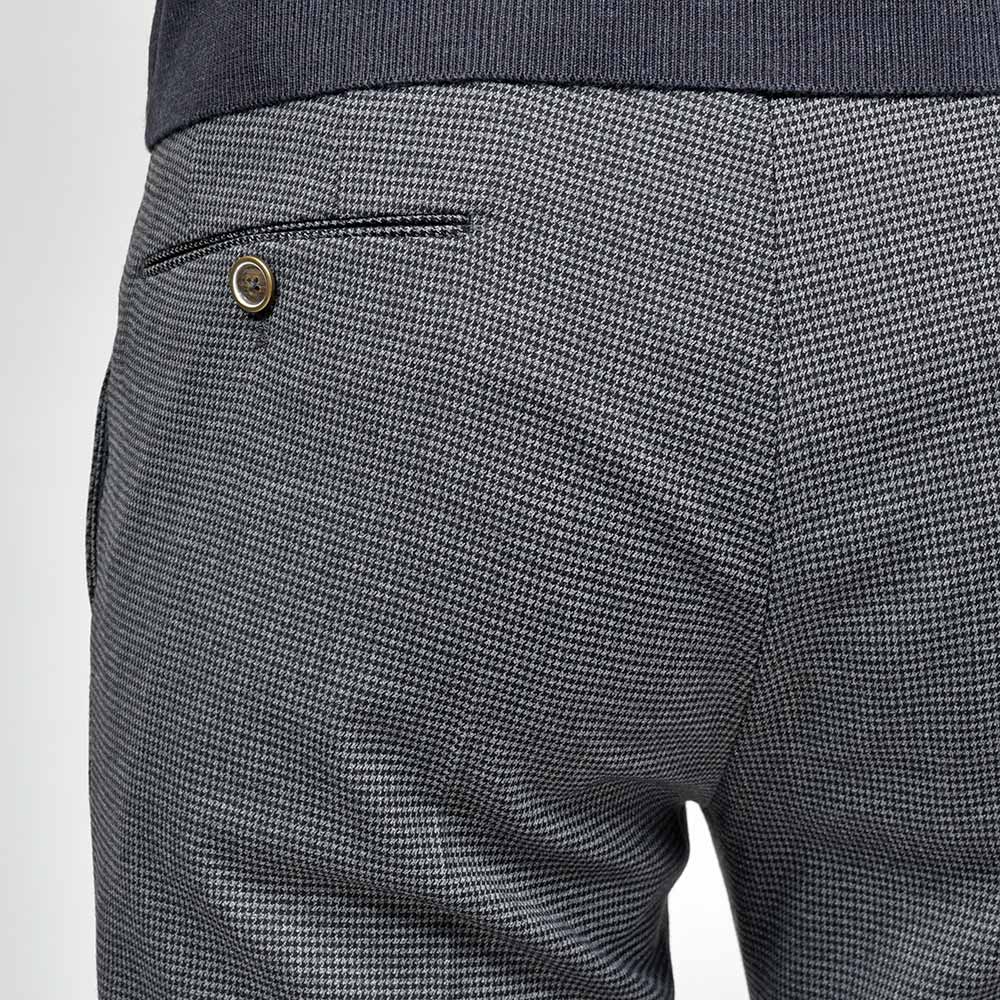 PT TORINO(ピーティー トリノ) ウォッシャブルウール ストレッチ ハウンドトゥース ノープリーツパンツ SUPERSLIM FIT/PO65
