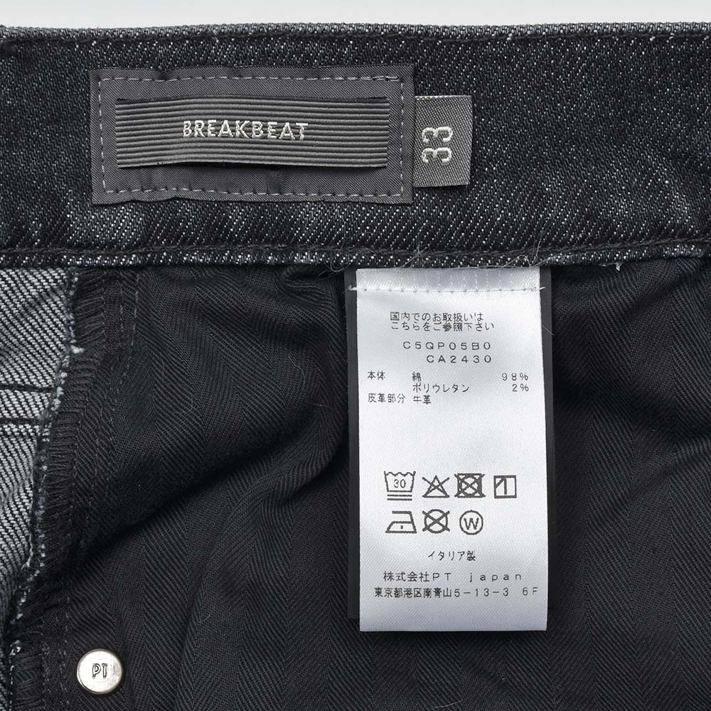PT TORINO DENIM(ピーティートリノデニム) BREAKBEAT コットンストレッチ レギュラーデニムパンツ/CA2430