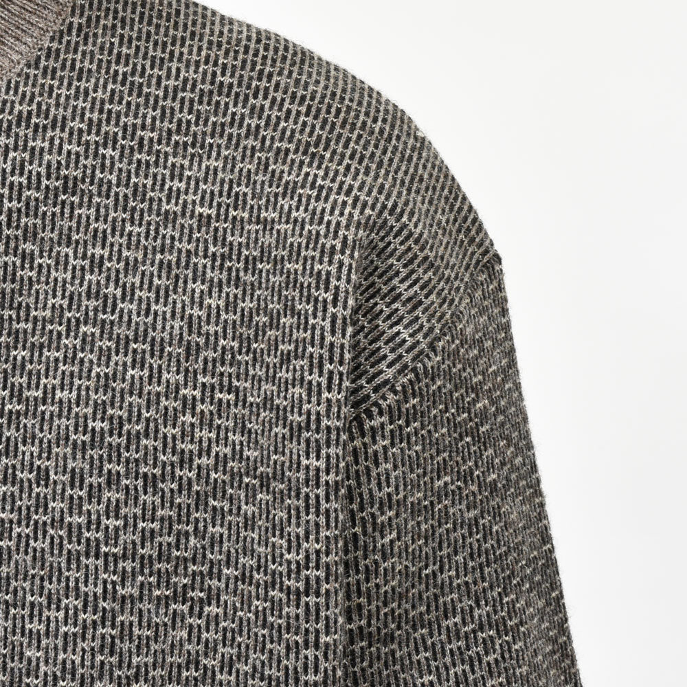Maison Margiela(メゾン マルジェラ) ウールナイロンジャガードジップカーディガン S67HP0033M13183
