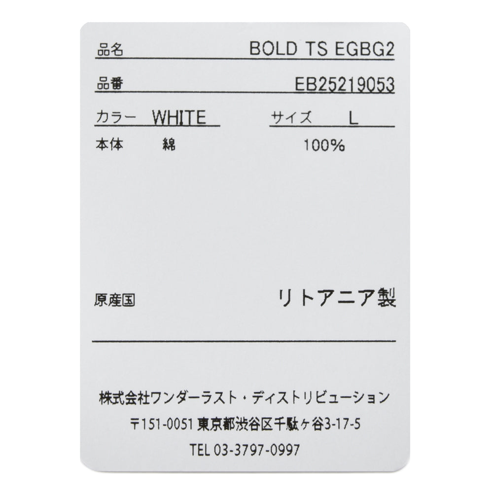 EGYBOY(エギーボーイ) コットンプリントクルーネックS/Sカットソー EB25219053
