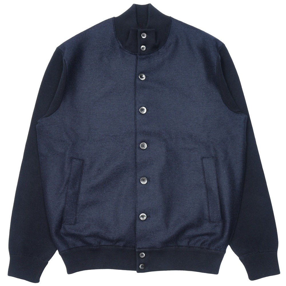 HERNO(ヘルノ) RESORTリゾート フェルテッドウール×コットンカシミアニットドライバーズブルゾン MC00041UR-72108