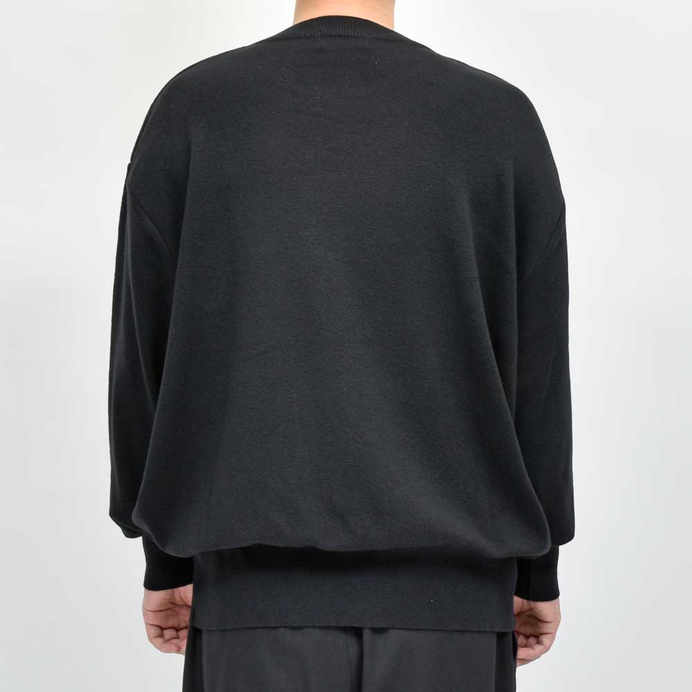 RENCONTRANT(レンコントラント) コットンカシミアクルーネックニット 10055