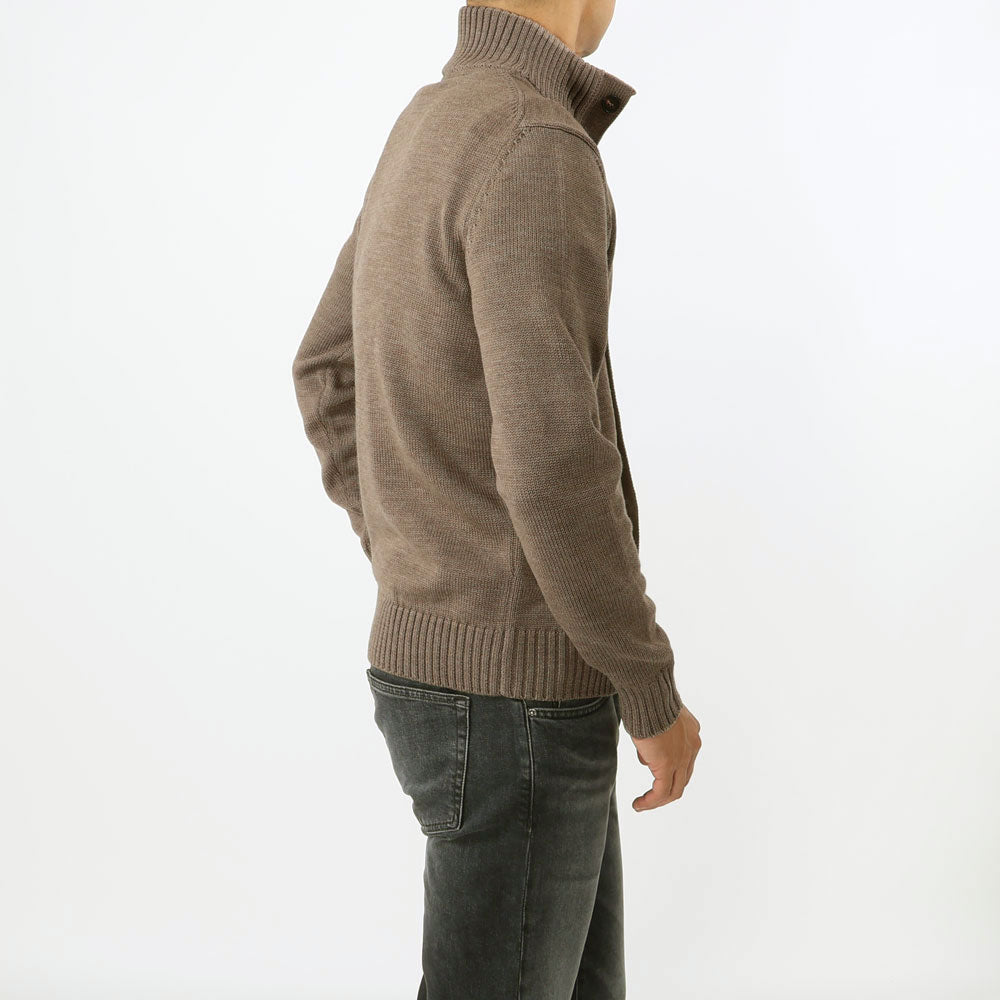 ザノーネ / ニット ブルゾン/CHIOTO(WOOL MERINOS)/810130 ZR229/Z2873/グレージュ