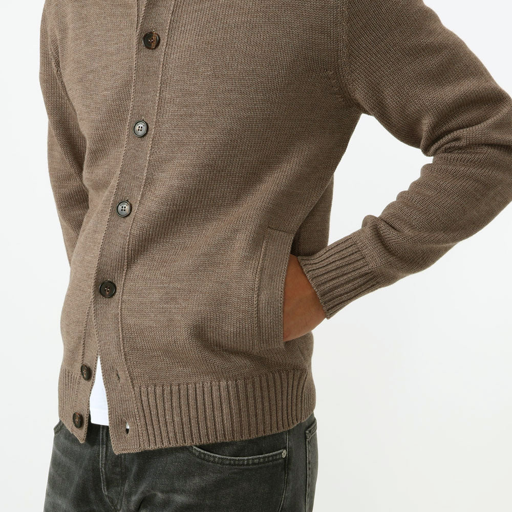 ザノーネ / ニット ブルゾン/CHIOTO(WOOL MERINOS)/810130 ZR229/Z2873/グレージュ