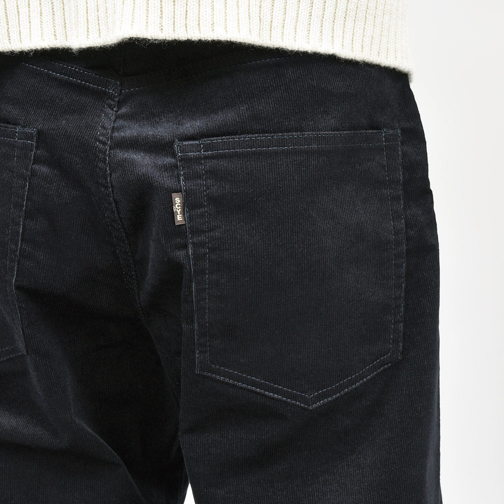 SCYE BASICS(サイベーシックス) ストレッチコーデュロイ ワイドシルエットジーンズ