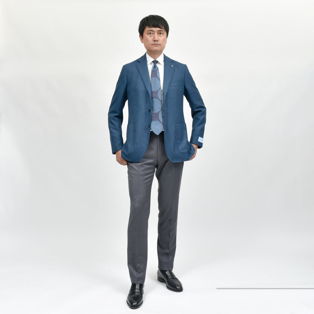 Belvest(ベルベスト) ウールサキソニー3Bジャケット 17052203020