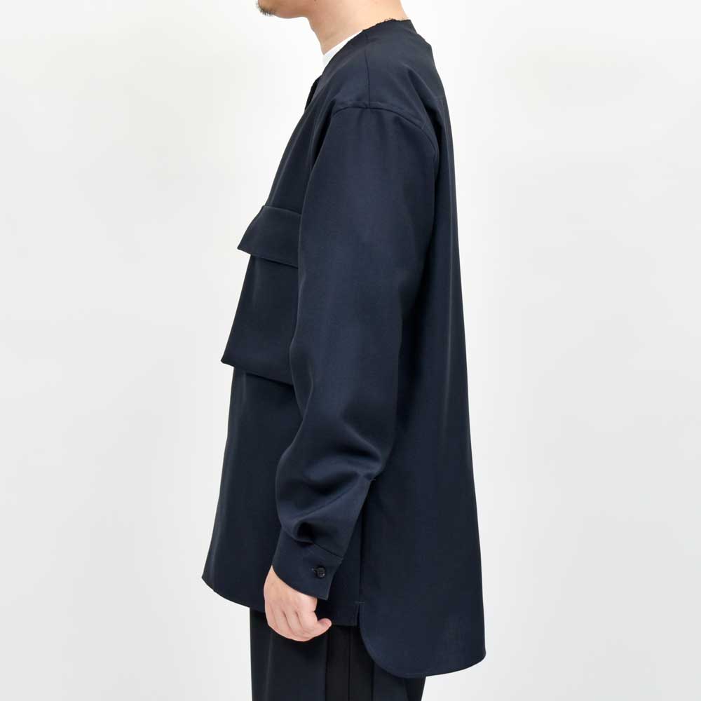 MARNI(マルニ) ウールトロピカルノーカラーシャツ CUMU0369A1 TW839