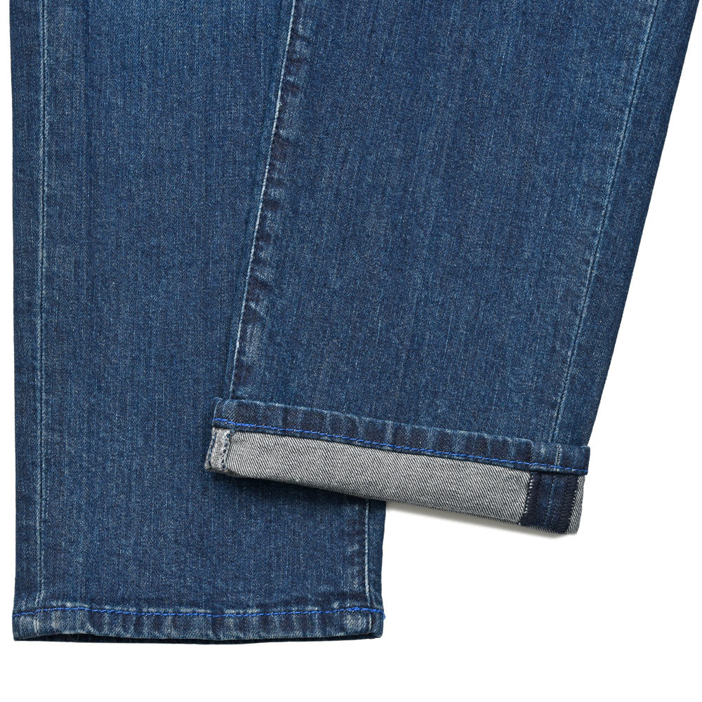 JACOB COHEN(ヤコブコーエン) SCOTTスコット PREMIUM EDITION ウォッシュドコットンストレッチキャロットフィットクロップドデニム 226-22583