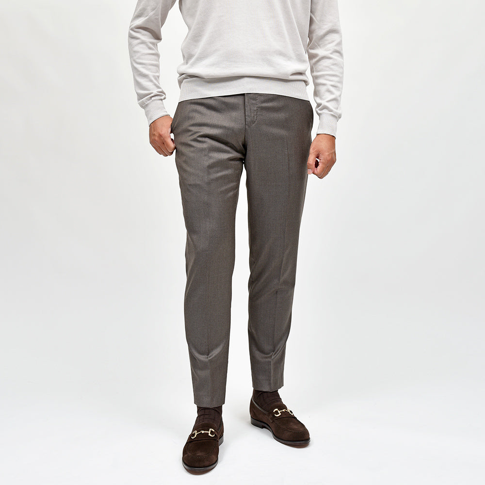 PT TORINO(ピーティー トリノ) ヴァージンウール サキソニー ノープリーツパンツ REBEL FIT/VS09
