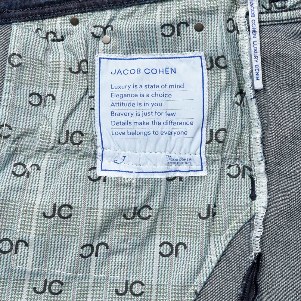 JACOB COHEN(ヤコブコーエン) NICKニック ウォッシュドコットンストレッチスリムテーパードデニム 226-22324