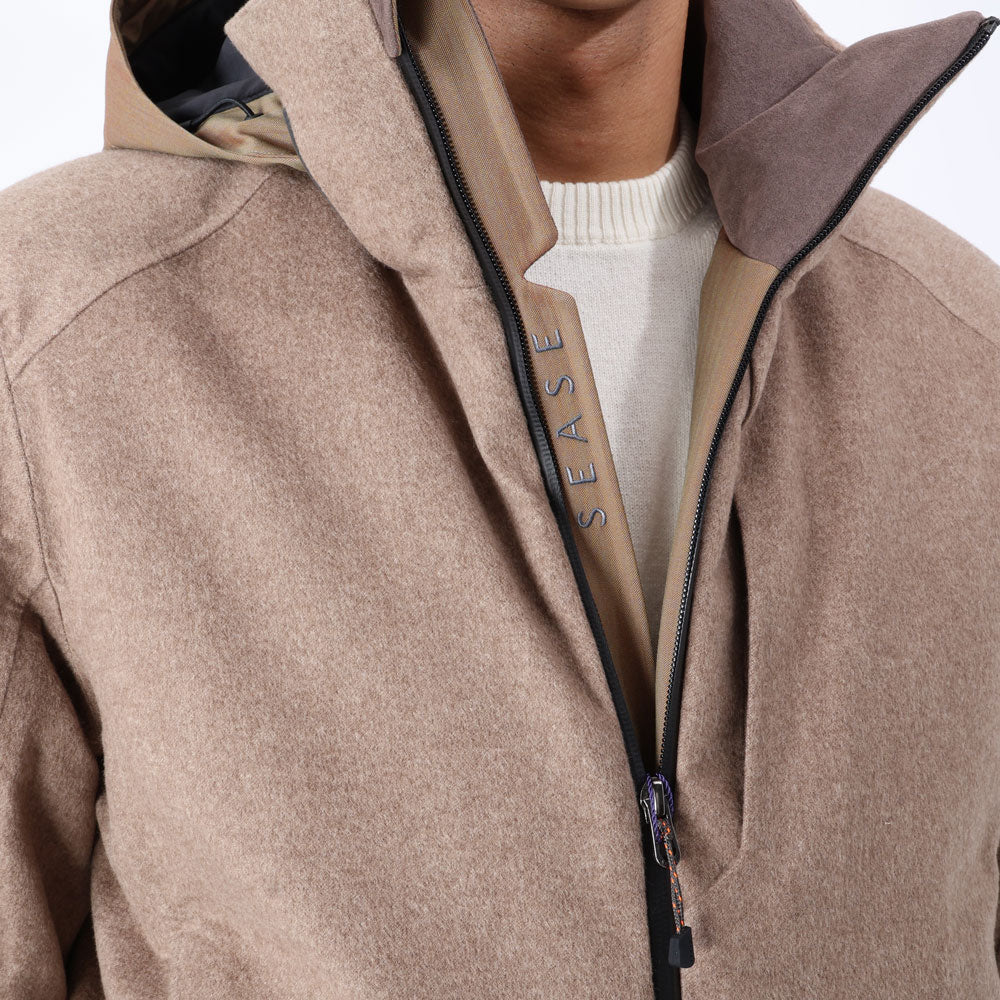 シーズ / カシミア&サーモア エコダウン BALMA JACKET/OS078 TN373/OYSTER