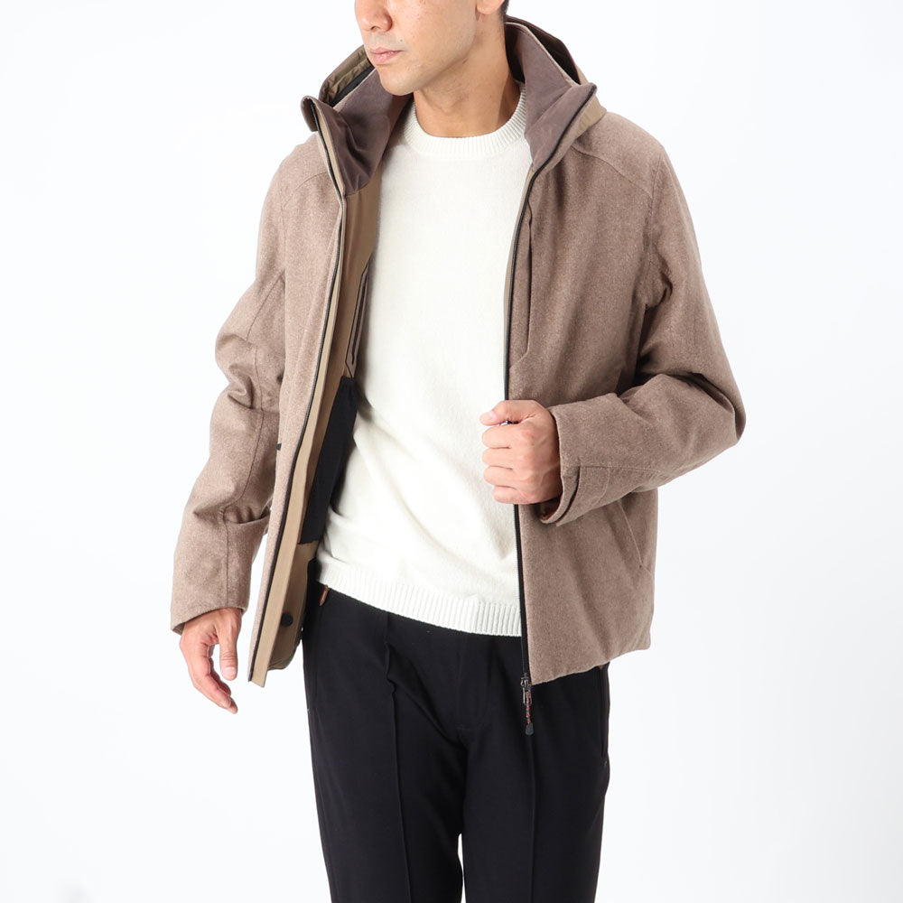 シーズ / カシミア&サーモア エコダウン BALMA JACKET/OS078 TN373/OYSTER